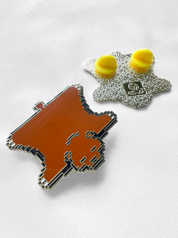 Super 8 Bit Bear Pin